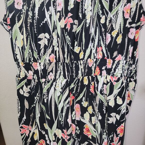 Nina Leonard Sleeveless Textured Print Maxi Dress 3x - Picture 6 of 8